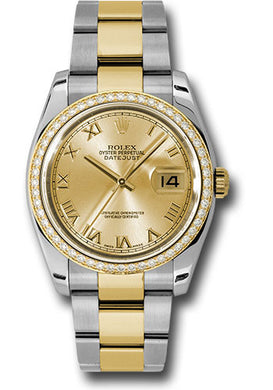 Rolex Steel and 18k YG Datejust- 36mm #116243