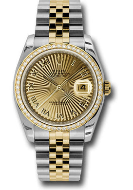 Rolex Steel and 18k YG Datejust- 36mm #116243