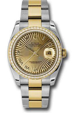 Rolex Steel and 18k YG Datejust- 36mm #116243