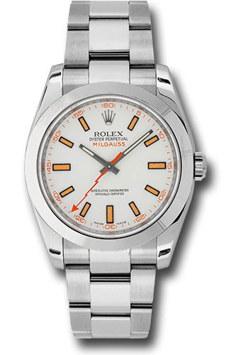 Rolex Steel Millgaus 116400 wo Rocks On Clocks