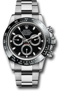 Rolex Stainless Steel Daytona with Black Dial and Bezel #116500LN bk
