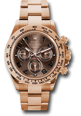 Rolex 18k RG Daytona #116505 choc