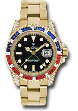 Rolex 18k YG GMT-Master II Special #116758SARU