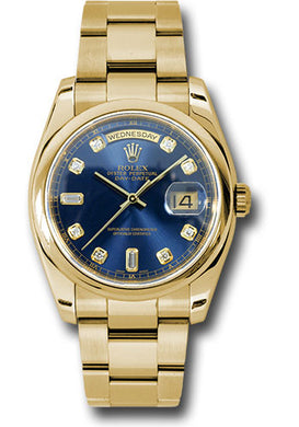 Rolex 18k YG Day-Date President - 36mm #118398 bedp