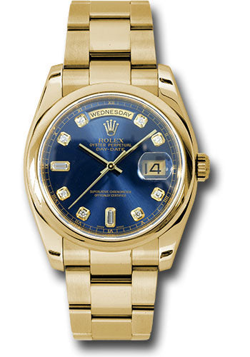 Rolex 18k YG Day-Date President - 36mm #118398 bedp