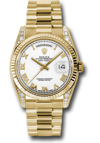 Rolex 18k YG Day-Date President - 36mm #118338 wrp