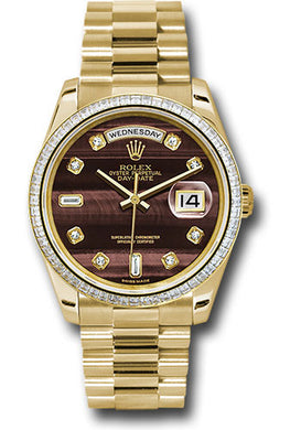 Rolex 18k YG Day-Date President - 36mm #118398 bedp