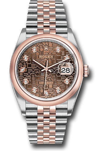 Rolex Steel and Rose Gold Datejust-36mm #126201