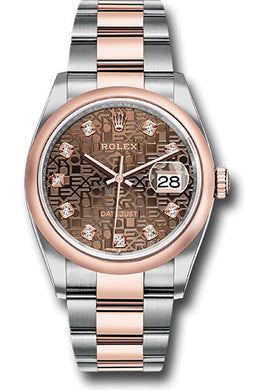 Rolex Steel and Rose Gold Datejust-36mm #126201