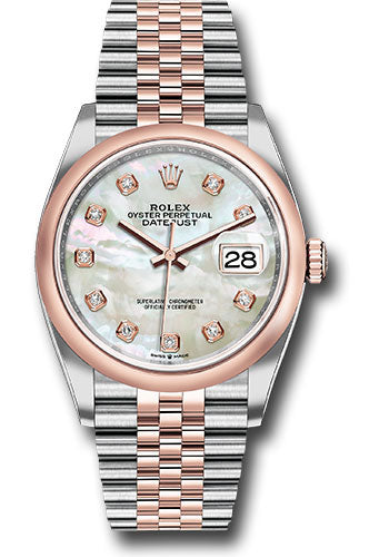 Rolex Steel and Rose Gold Datejust-36mm #126201