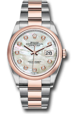 Rolex Steel and Rose Gold Datejust-36mm #126201