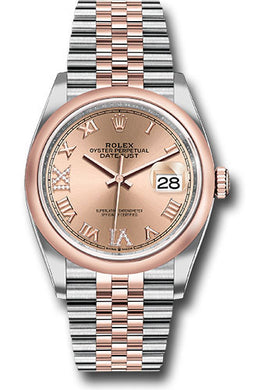 Rolex Steel and Rose Gold Datejust-36mm #126201