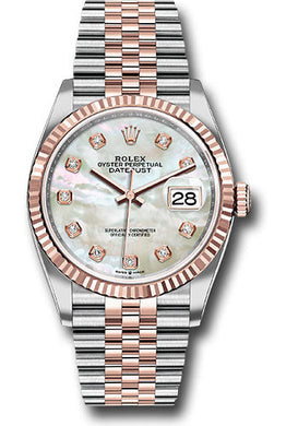 Rolex Steel and Rose Gold Datejust-36mm #126231