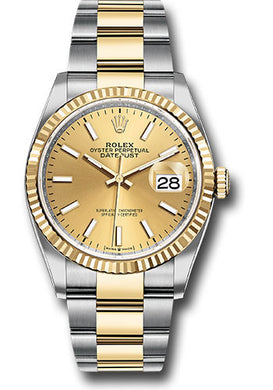 Rolex Steel and Yellow Gold Datejust-36mm #126233