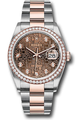 Rolex Steel and Rose Gold Datejust-36mm #126201