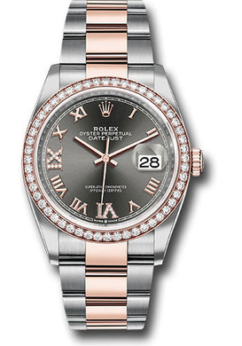 Rolex Steel and Rose Gold Datejust-36mm #126201