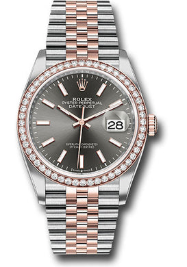 Rolex Steel and Rose Gold Datejust-36mm #126201