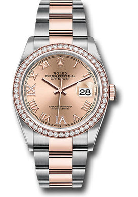 Rolex Steel and Rose Gold Datejust-36mm #126201