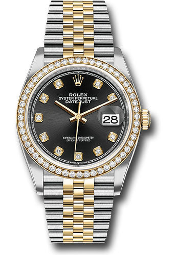 Rolex Steel and Yellow Gold Datejust 36mm 126283 Rocks On Clocks