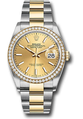 Rolex Steel and Yellow Gold Datejust-36mm #126283