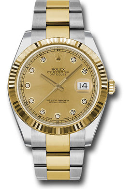 Rolex Steel 18k RG Datejust 41mm #126333 chdo