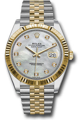 Rolex Steel 18k RG Datejust 41mm #126333 mdj