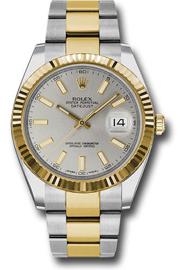 Rolex Steel 18k RG Datejust 41mm #