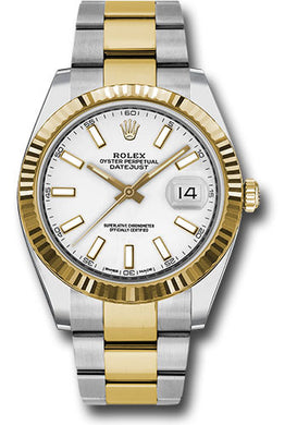 Rolex Steel 18k RG Datejust 41mm #126333 wio