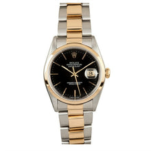 Rolex Steel and Gold Datejust #16203 Black Dial
