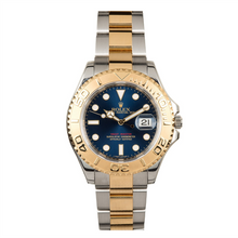 Rolex Steel and 18k YG Yachtmaster #16623 Blue Dial