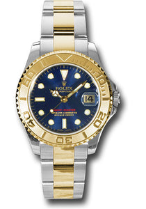 Rolex Steel and 18k YG Yachtmaster - 35mm #168623 bl