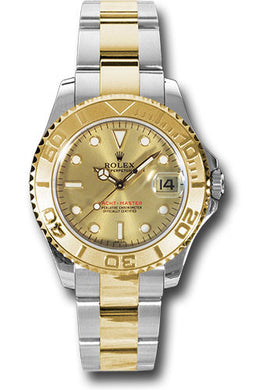 Rolex Steel and 18k YG Yachtmaster - 35mm #168623 ch