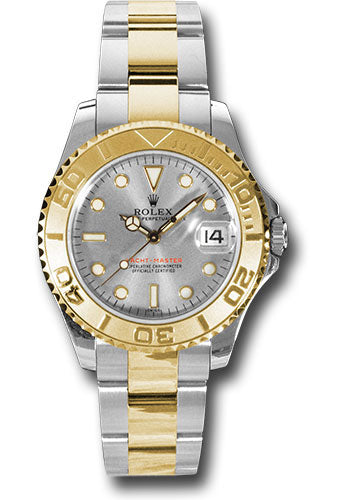 Rolex Steel and 18k YG Yachtmaster - 35mm #168623 pl