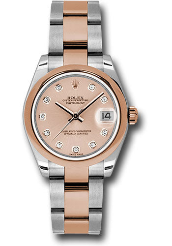 Rolex Steel and RG Datejust - 31mm - Mid-Size #