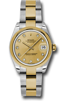 Rolex Steel and YG Datejust - 31mm - Mid-Size #178243 chdo