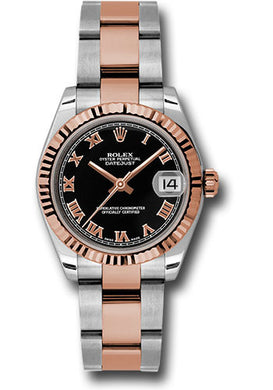 Rolex Steel and 18k RG Datejust - 31mm - Mid-Size #178271 bkro
