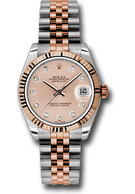 Rolex Steel and 18k RG Datejust - 31mm - Mid-Size #178271 pchdj