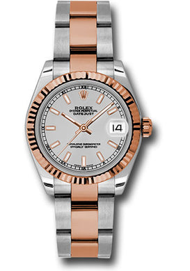 Rolex Steel and 18k RG Datejust - 31mm - Mid-Size #178271 sio