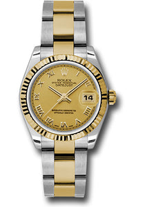 Rolex Steel and 18k YG Datejust - 31mm - Mid-Size #178273 chro
