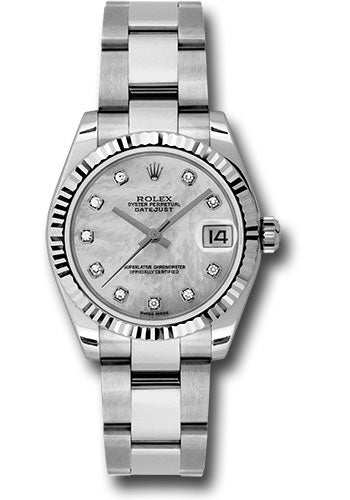 Rolex Steel and 18k WG Datejust - 31mm - Mid-Size #178274 mdo