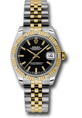 Rolex Steel, YG, & Diamond Datejust - 31mm - Mid-Size #178313 bkij