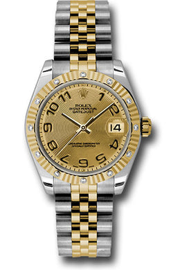 Rolex Steel, YG, & Diamond Datejust - 31mm - Mid-Size #178313 chcaj