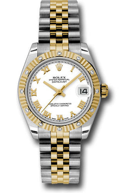 Rolex Steel, YG, & Diamond Datejust - 31mm - Mid-Size #178313 wrj