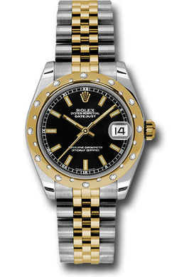 Rolex Steel, YG, & Diamond Datejust - 31mm - Mid-Size #178343 bkij