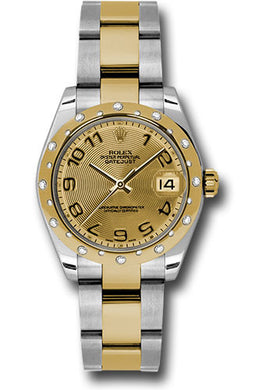 Rolex Steel, YG, & Diamond Datejust - 31mm - Mid-Size #178343 chcao