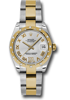 Rolex Steel, YG, & Diamond Datejust - 31mm - Mid-Size #178343 sdro