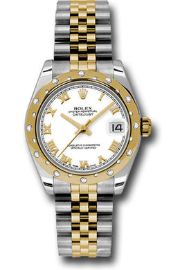 Rolex Steel, YG, & Diamond Datejust - 31mm - Mid-Size #178343 wrj