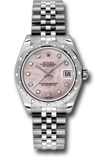 Rolex Steel, WG, & Diamond Datejust - 31mm - Mid-Size #178344 pmdj