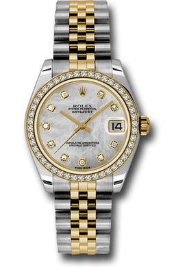 Rolex Steel, YG, & Diamond Datejust - 31mm - Mid-Size #178383 bkij