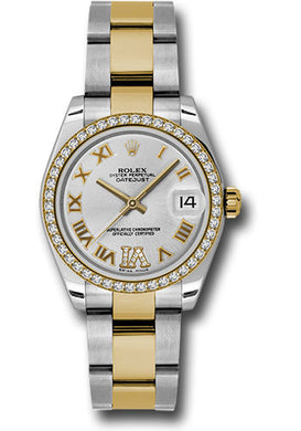 Rolex Steel, YG, & Diamond Datejust - 31mm - Mid-Size #178383 sdro